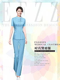 時尚女款醫療美容護士制服設計圖791