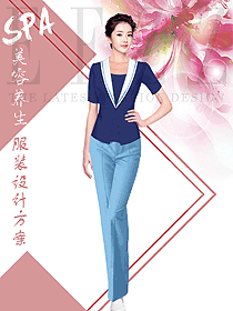 原創(chuàng)設(shè)計(jì)美容技師服裝款式圖800