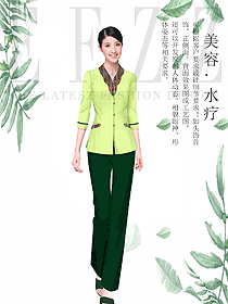 原創(chuàng)設(shè)計(jì)女款會(huì)所服務(wù)生服裝款式圖858