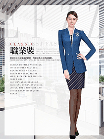 原創制服設計女職業裝夏裝款式圖1026