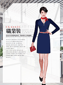 時尚女職業裝夏裝制服設計圖1029