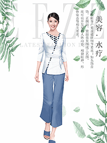 原創(chuàng)設(shè)計女款會所服務(wù)生服裝款式圖878