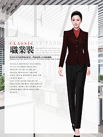 原創設計女秋冬職業裝制服設計圖1834