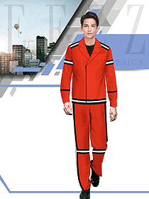 原創設計春秋工程服款式設計圖1256