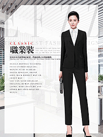 職場麗人顯身材女西裝款式設計圖1848
