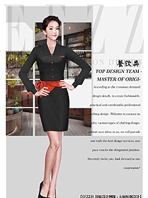 西餐服務(wù)員服裝款式圖1341