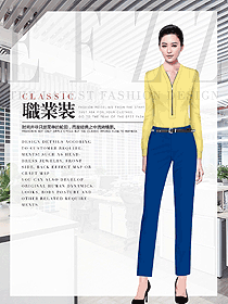 時尚女職業裝長袖襯衫設計圖435