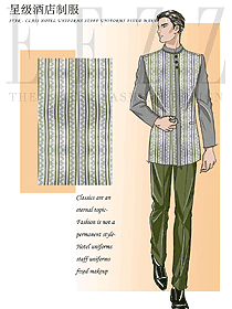 長袖男款清潔員制服設計圖282