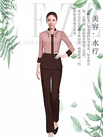 養生會所spa按摩技師服設計圖911