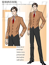 時尚酒店門童制服設(shè)計圖1300