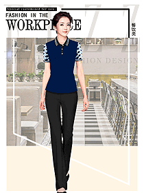 堂餐外賣派送店員制服設計圖434