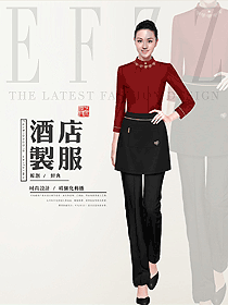 原創(chuàng)設計中餐服務員制服設計圖2230