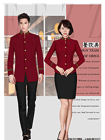 男女款中餐廳服務(wù)員制服設(shè)計圖2236