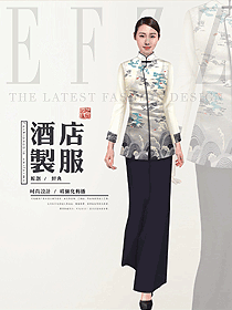 原創設計中餐服務員制服設計圖2247