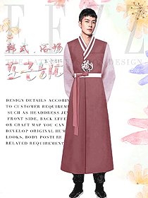 韓式汗蒸水療會(huì)所咨客制服設(shè)計(jì)圖549