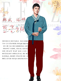 原創設計水療會所咨客服裝設計圖558