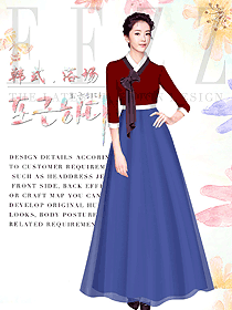 大長今韓式汗蒸咨客服裝設(shè)計圖571