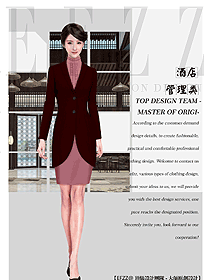 酒店經理制服設計圖503
