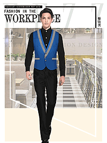 新款西餐服務員服裝款式圖1372