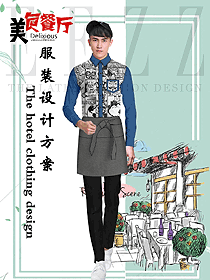 堂餐外賣派送店員制服設計圖444