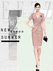 原創設計女夏裝制服設計圖1137