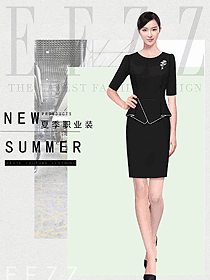 女職業裝夏裝制服設計圖1139