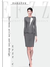 OL通勤裝女秋冬職業(yè)裝設(shè)計(jì)圖1934