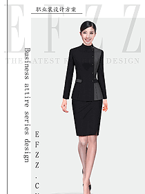 原創設計女秋冬職業裝設計圖1943