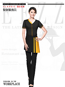 奶茶店員工制服設計圖472