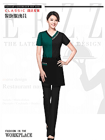 奶茶店員工制服設計圖478