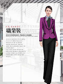 OL通勤裝女秋冬職業裝設計圖1966