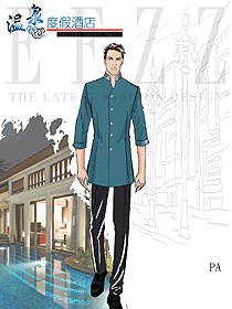 原創設計客房服務員服裝設計圖678