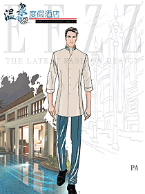 客房服務員服裝款式圖679