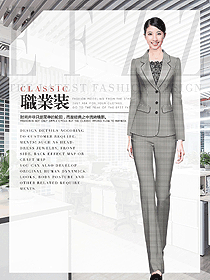 OL通勤裝女秋冬職業裝設計圖1990