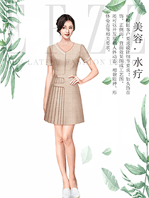 原創設計總臺收銀接待服裝款式圖510