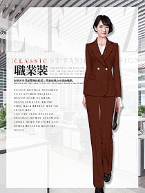 OL通勤裝女秋冬職業裝設計圖2036