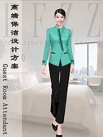 辦公樓清潔員制服設計圖306