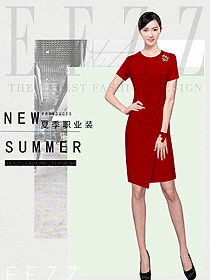 女職業裝夏裝制服設計圖1153