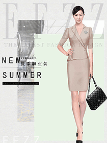 女職業裝夏裝制服設計圖1159