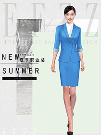 原創設計女秋冬職業裝設計圖2077