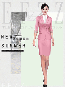 時尚女秋冬職業裝設計圖2078