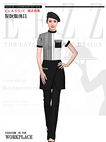 原創(chuàng)制服設計特色服務員服裝設計圖485