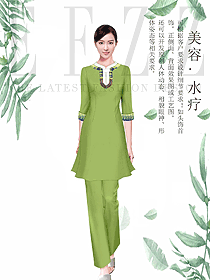 養(yǎng)生會(huì)所服務(wù)生制服設(shè)計(jì)圖930