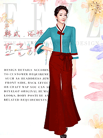 美容養生會所技師制服設計圖941