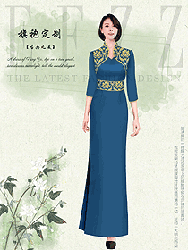 酒店中餐迎賓制服設計圖939