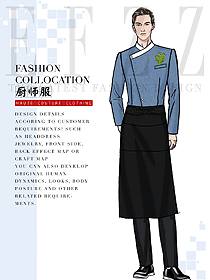 新款廚師制服設計圖549