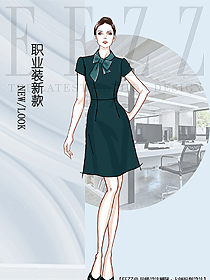 新款女職業裝夏裝服裝款式圖1210