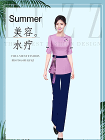 時尚按摩技師服款式設計圖1533