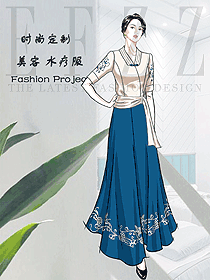 美容水療會所咨客制服設計圖593