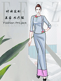 美容水療會所咨客制服設(shè)計圖597